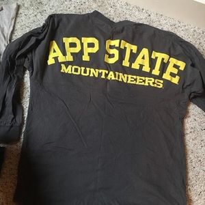 Long sleeve Appalachian State University tshirt